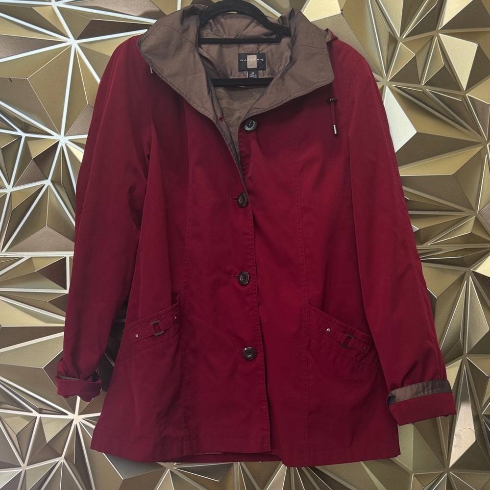 Gallery Women's Burgundy Utility Jacket